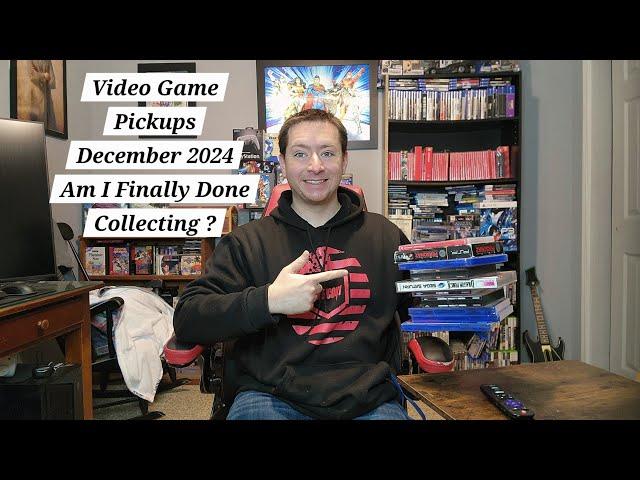 Video Game Pickups : December 2024 ,  Is this the End of my Collecting?