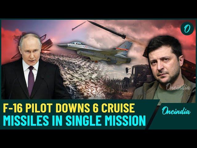 VIDEO: F-16 Pilot Downs 6 Russian Missiles in Single Sortie | Ukrainian Pilot Rewrites History