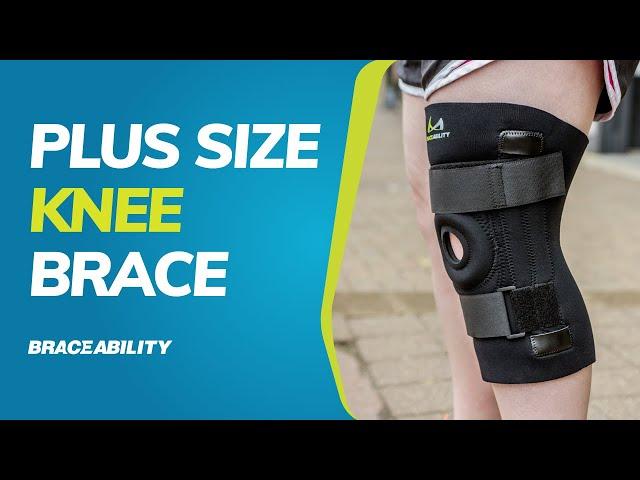 BraceAbility Plus Size Knee Brace: Ultimate Knee Support & Relief Brace