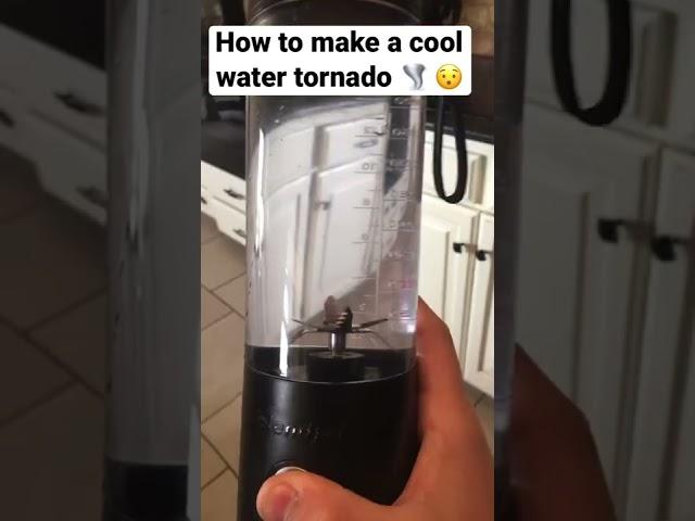 How to make a cool water tornado #shorts #tornado #water #watertornado