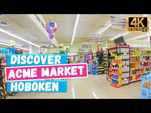  Discover LOVELY Acme Markets in Hoboken, NJ USA [4K Video]