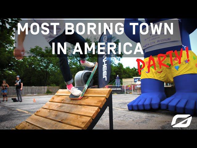 Onewheel: MOST BORING TOWN IN AMERICA! [PARTY]