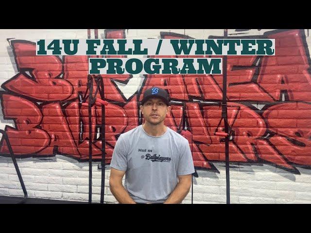 Ballplayers 14U Fall / Winter Baseball Program 2022