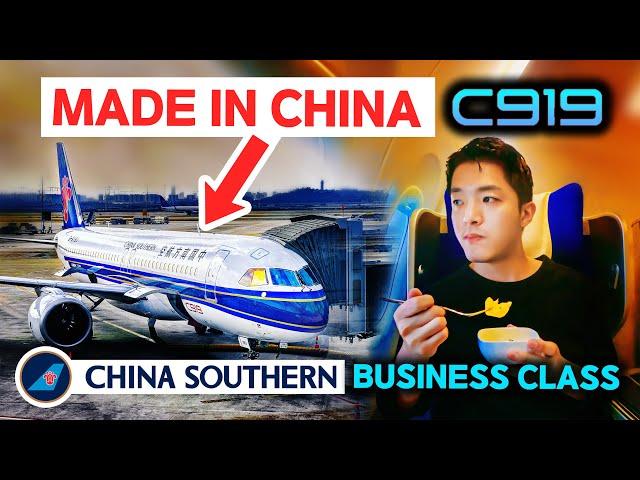 Flying the MADE IN CHINA JET Business Class - China Southern C919