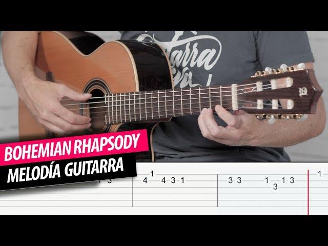 La melodía de Bohemian Rhapsody en Guitarra (Melodía) | Guitarraviva