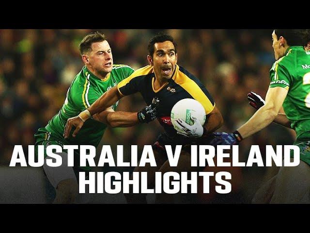 AFL - Australia v Ireland International Rules Highlights 2015