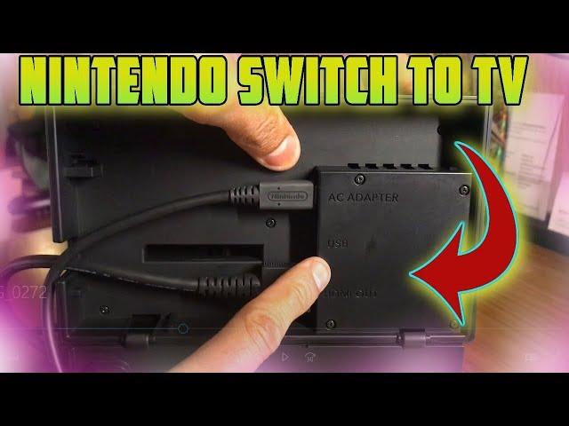 How to connect a Nintendo Switch to TV via HDMI(works 2023)