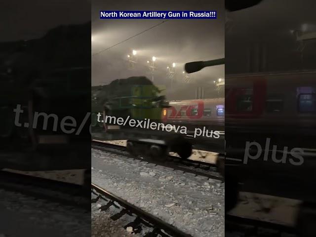 North Korean Artillery Spotted in Russia – High-Quality Footage!