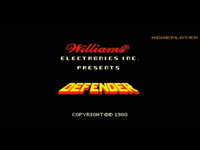 Defender (Red Label) 1980 Williams Mame Retro Arcade Games