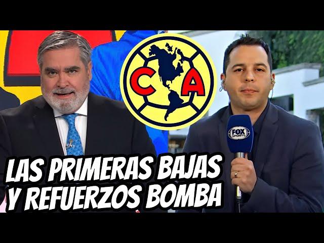 SE ARMA EL NUEVO AMÉRICA ¡CONFIRMADAS LAS PRIMERAS BAJAS Y REFUERZOS TOP! CLUB AMERICA HOY