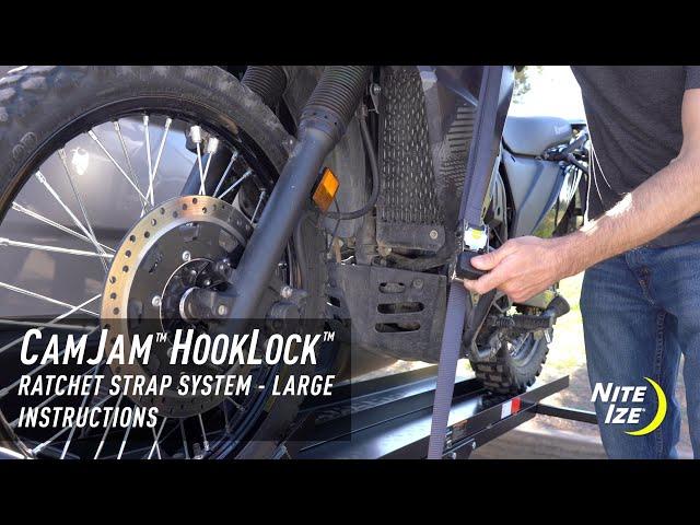 Instructions: CamJam® HookLock™ Ratchet Strap System – Large