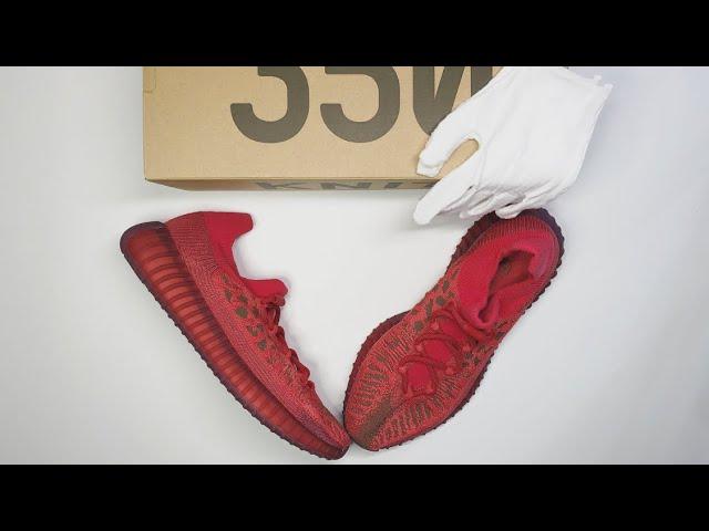 Yeezy 350 V2 CMPCT Slate Red | Unboxing, details