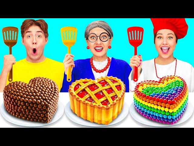 Me vs Grandma Cooking Challenge | Awesome Kitchen Tricks by HAHANOM Challenge