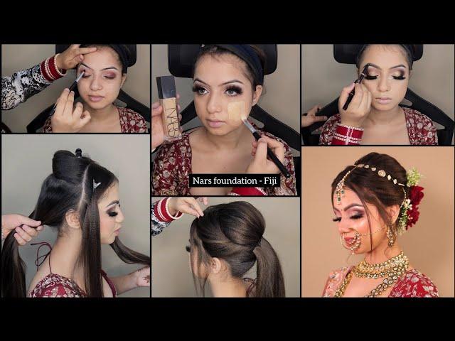 BRIDAL MAKEUP & HAIRSTYLE TUTORIAL || STEP BY STEP || WINSOME BY SIMRAN