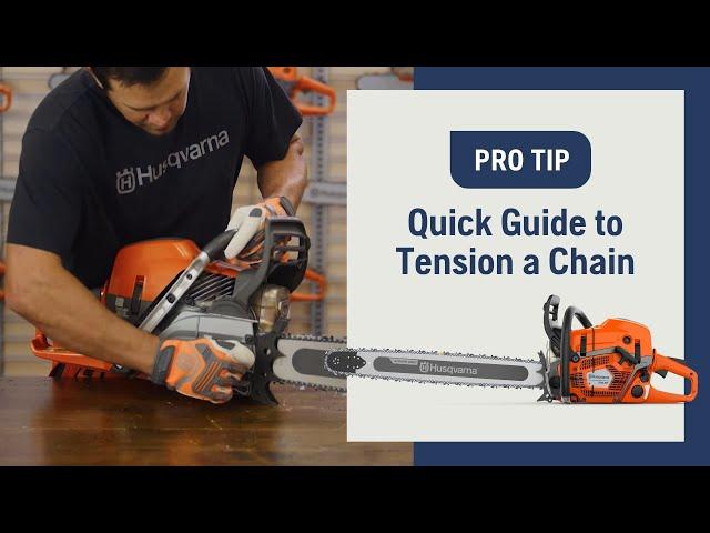 Quick Guide to Tension a Chain