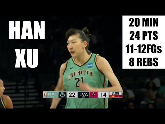 NEAR PERFECT Game For Chinese PHENOM Han Xu, EXPLODES For 24pts On 11-12 Shooting In NY Liberty Win!