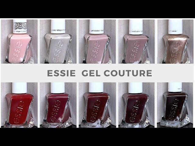 Essie Gel Couture | Timeless Classics [LIVE SWATCH ON REAL NAILS]