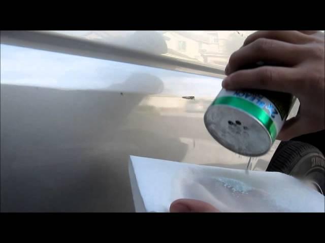 How to remove Car Door scuff marks and paint transfer.