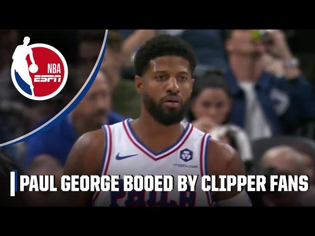 Paul George is greeted by boos from Clippers fans in his return to LA | NBA on ESPN