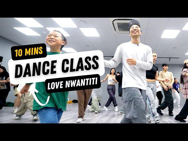 Love Nwantiti - Ckay - Dance tutorial choreography by Hu Jeffery