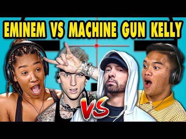 Teens React to Eminem/Machine Gun Kelly Diss Tracks