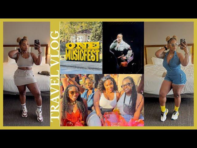 TRAVEL VLOG| WEEKEND IN ATLANTA | ONE MUSIC FESTIVAL 2024 • SUBSCRIBERS GALORE •  GIRLS TRIP & MORE