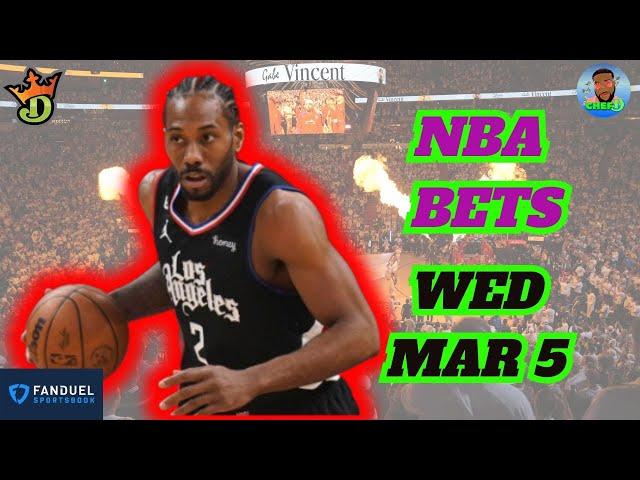 NBA Picks Today 3/5/2025 | FREE NBA Best Bets | CHEF D