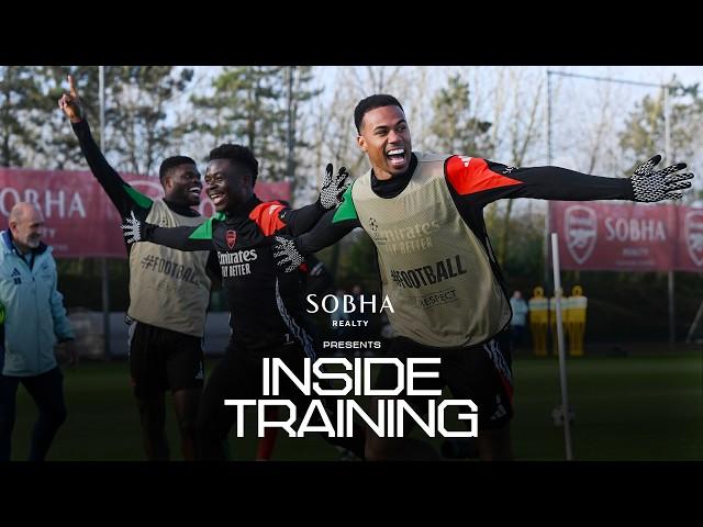 INSIDE TRAINING | Target practice, back slaps for Nwaneri | Ready for Sporting in the UCL 