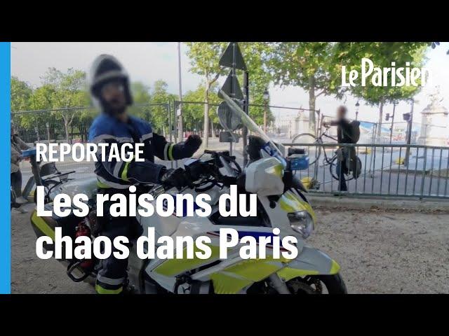 Paris : les dessous des bouchons monstres autour des sites des JO