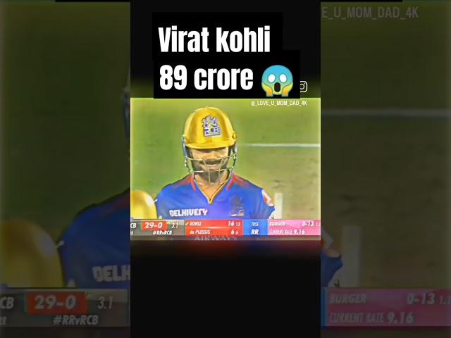 Virat kohli auction price 89 crore  | #shorts #trending #cricket #rcb #viratkohli #csk #kkr #sports