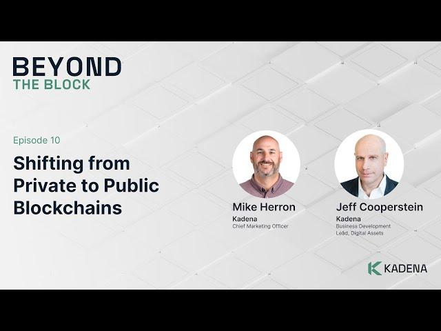 Beyond the Block #10: Shifting from Private to Public Blockchains