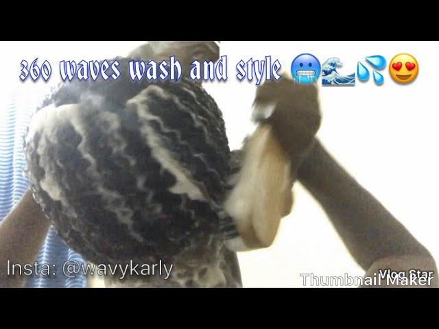 HOW TO WASH AND STYLE YOUR 360 WAVES 2019 UPDATE (6 Weeks Wolfing)