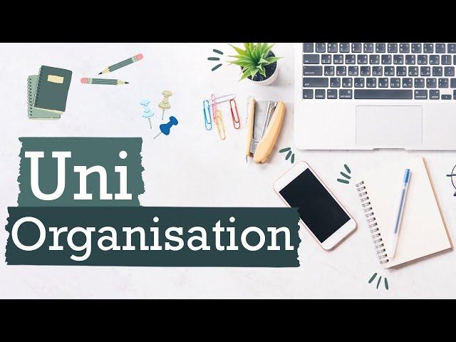 Uni ORGANISATION // Wie ihr im Studium organisiert bleibt!