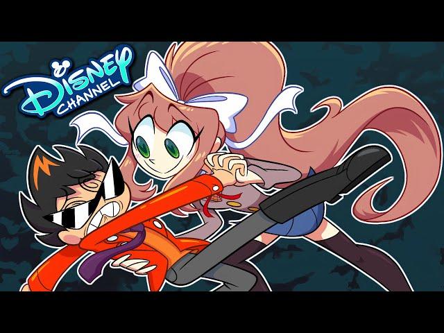 DOKI DOKI LITERATURE CLUB BUT ITS A DISNEY CHANNEL CARTOON (Animated Theme Parody)