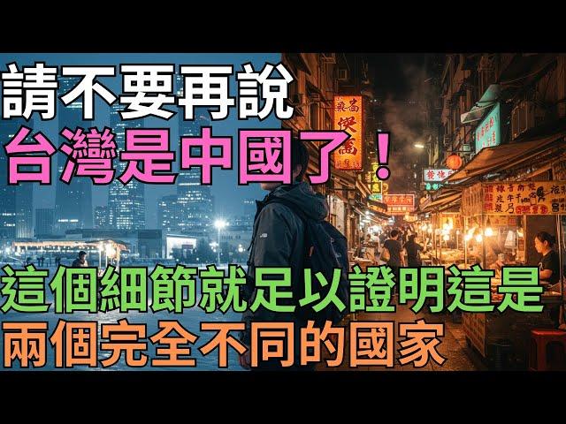 請不要再說台灣是中國了！日本攝影師親歷：一個細節，就足以證明這是兩個完全不同的國家。