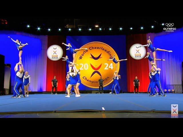 TEAM ESTONIA |   Elite Coed Team Senior Final  2024 ICU World Cheerleading Championships 