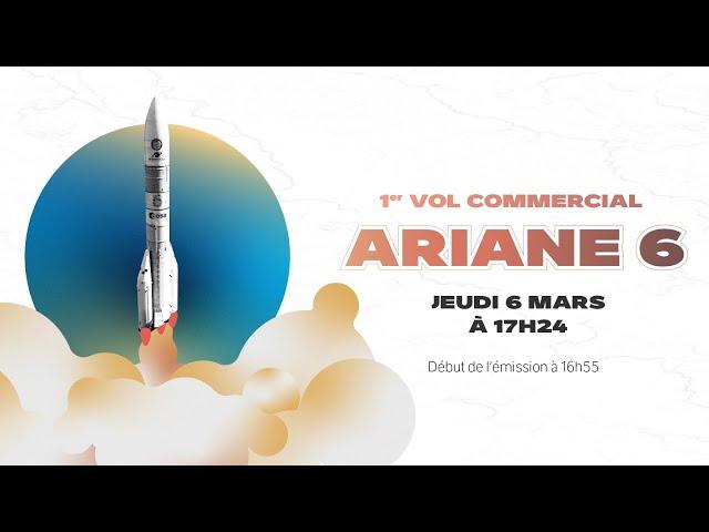 Premier vol commercial d'Ariane 6 (VA263)