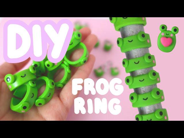 How to Make Frog Rings | DIY Frog Jewelry Rings + Earrings