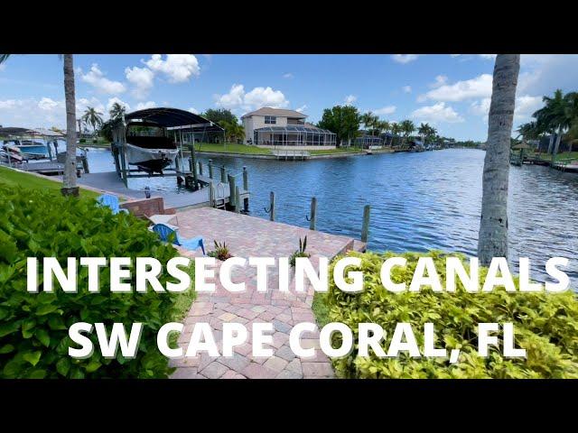 INTERSECTING CANALS | Cape Coral Waterfront Property