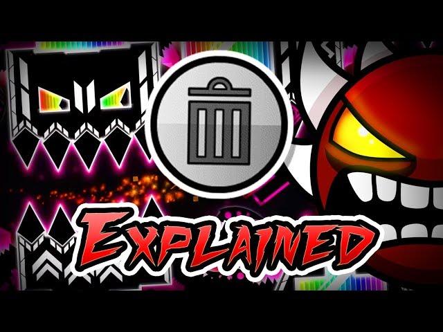 Why GE was deleted from Geometry Dash