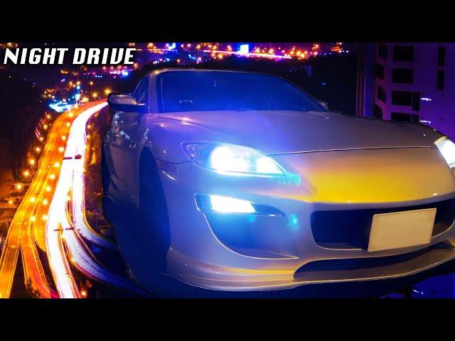 【RX-8】NIGHT DRIVE ロータリーエンジンが最高！首都高ツーリング【Motovlog】