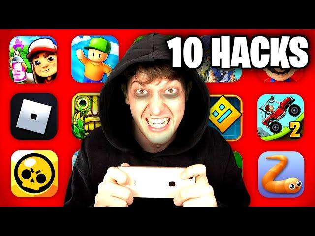 10 Handy Spiele in 1 Video HACKEN! 