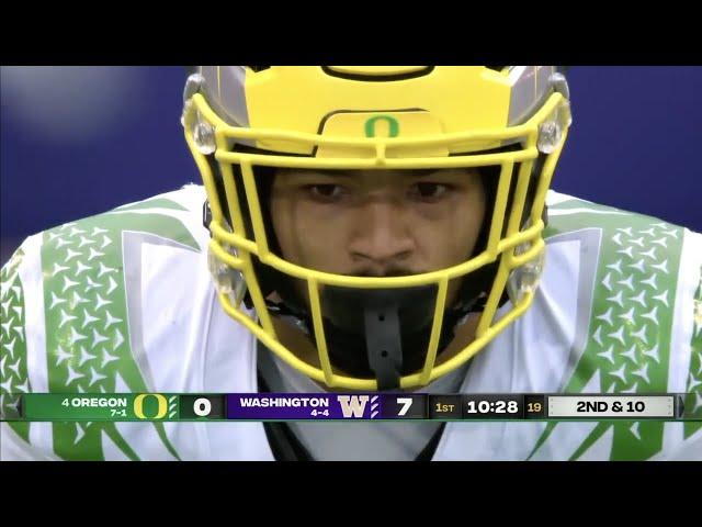 Travis Dye (Oregon RB #26) Vs. Washington 2021