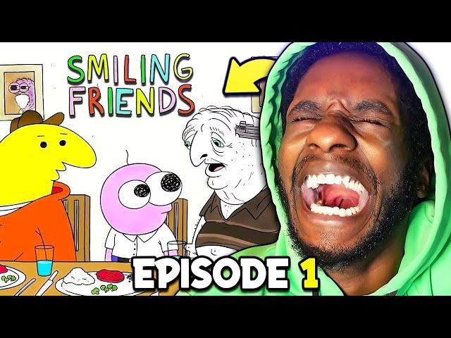 My FIRST TIME Watching Smiling Friends!  (HILARIOUS) | Smiling Friends Episode 1 RAW Reaction!