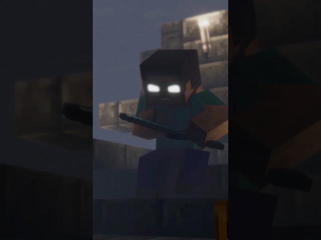 Ready to fight. #minecraft #animation #shorts #game #herobrine