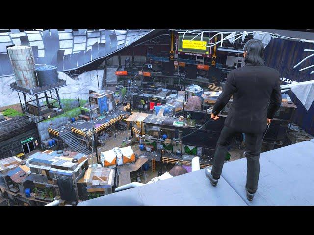 John Wick Brutal Combat and Gun Fu Actions No Mask Gameplay | Watch Dogs Legion