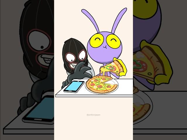 Pizza is Safe!but iPhone is...The Amazing Digital Circus Jax Funny Animation #shrots #animation