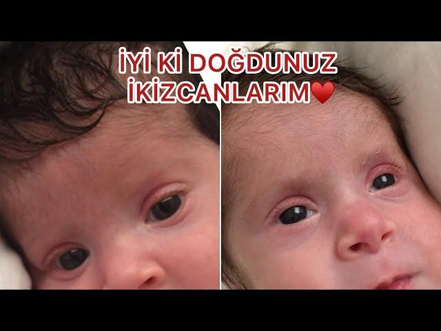 İYİKİ DOĞDUNUZ İKİZCANLARIM️