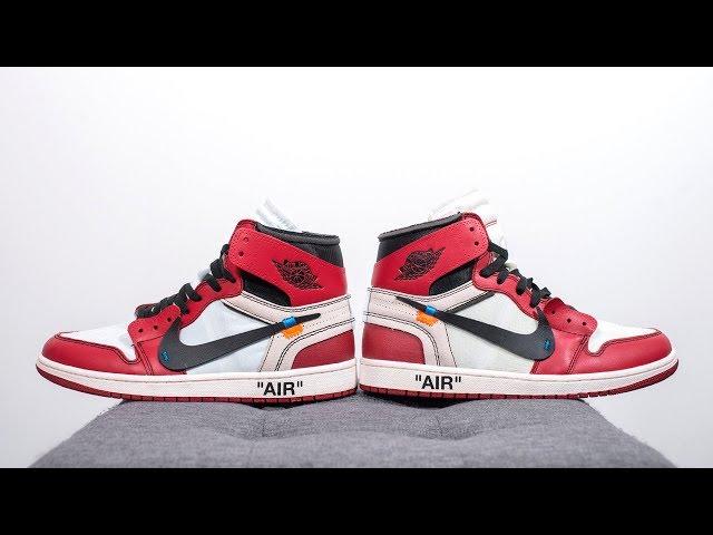 Authentic vs. Unauthorized Off-White x Air Jordan 1 Comparison