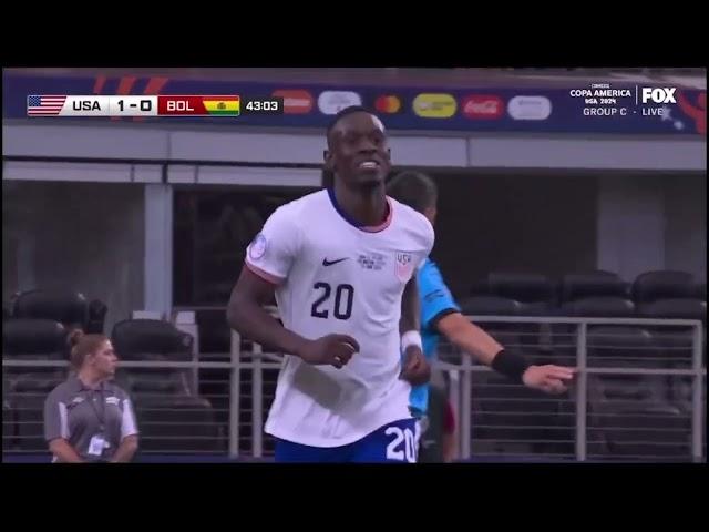 Folarin Balogun goal vs Bolivia